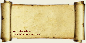 Danica Ivković vizit kartica